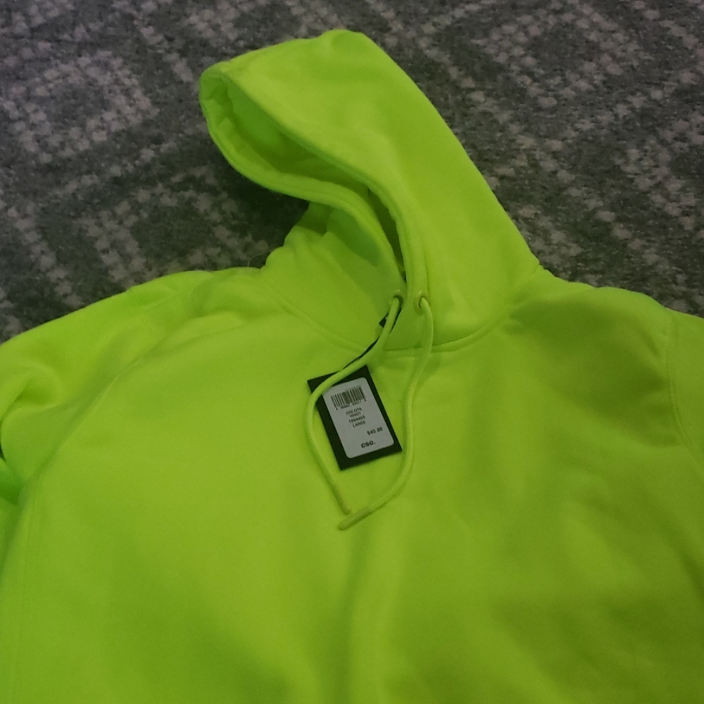 Neon yellow hoodie